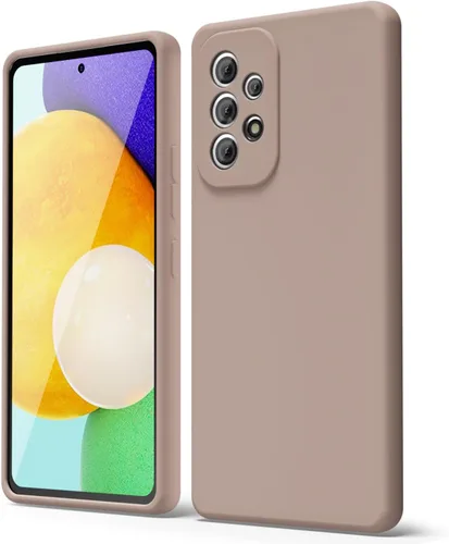 Vista 203 de oakxco Funda para teléfono Samsung Galaxy A12 con agarre de silicona líquida, linda delgada fina suave cubierta de gel de goma TPU lisa para mujeres