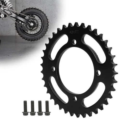 Vista 16 de RUTU Piñón de Cadena 420 Piñón Trasero 35 Dientes 76mm para Motocicletas Chinas de 50 70 90 110 125 140cc 150 160 170 Cc Apollo RFZ CRF50 XR50 SDG