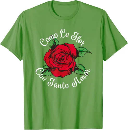 Vista 17 de Como La Flor - Bailar Cumbia - Mexican Rose Fiesta Regalo Camiseta Negro