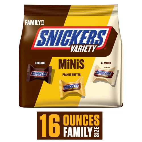 Vista 10 de Snickers Barras de chocolate con caramelo miniatura