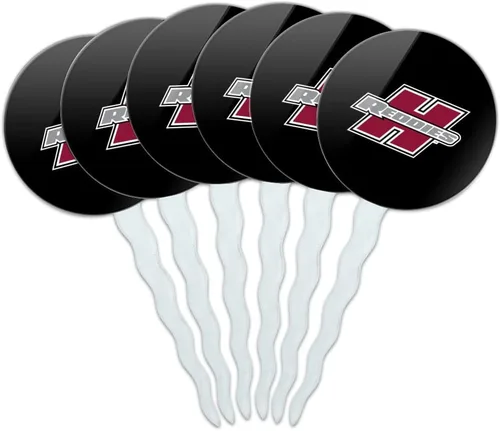 Vista 248 de Abilene Christian - Juego de 6 palillos para cupcakes con logotipo secundario