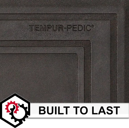 Vista 5 de Tempur-Pedic - Tapete de cocina ultra cómodo con marco antifatiga Raven de 1 pies 8 pulgadas x 3 pies 6 pulgadas, tapete acolchado ergonómico
