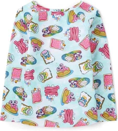 Vista 3 de The Children's Place - Conjunto de pijama de dos piezas con camisa de manga larga y pantalones para niño Manojo de desayuno