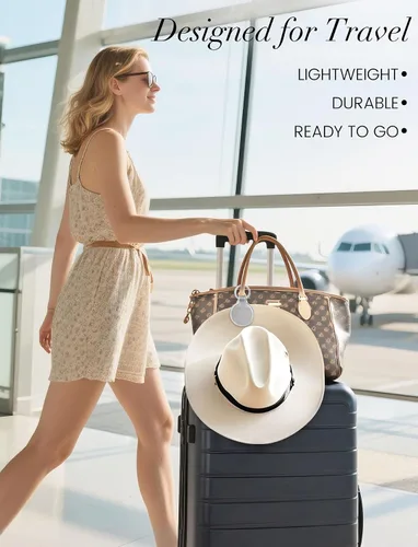 Vista 53 de Niveaya Clip magnético para sombrero para viajar en la bolsa, gancho de almacenamiento magnético, accesorio esencial de viaje de vacaciones