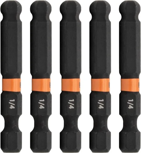 Vista 6 de Broca de impacto de extremo redondo hexagonal de 5/64" - Brocas de atornillador de llave Allen hexagonal de Railer. Brocas de atornillador S2