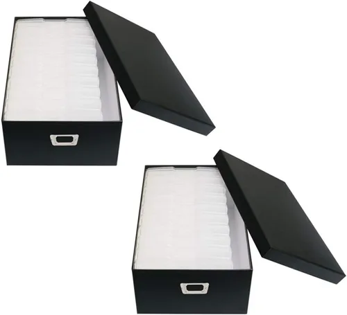 Vista 11 de novelinks Estuche para fotos de 4 x 6 pulgadas, 10 contenedores interiores de almacenamiento de fotos y fundas organizadoras de fotos, portátil