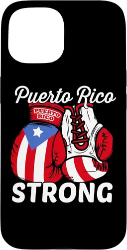 Vista 6 de Guantes de boxeo con la bandera de Puerto Rico para iPhone 16 Boricua Puerto Rican Pride Case