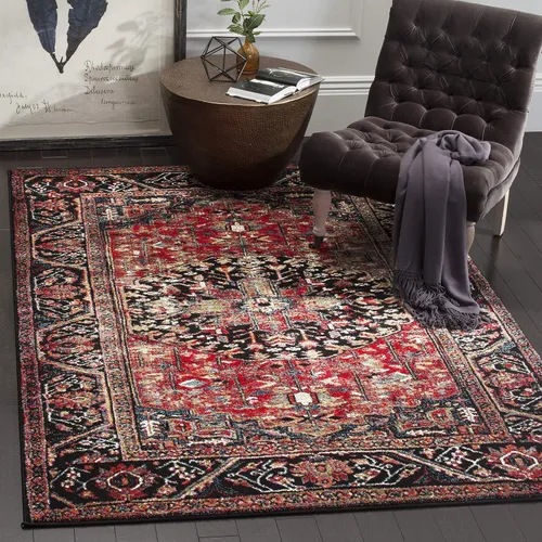 Vista 5 de SAFAVIEH Vintage Hamadan Collection - Alfombra de pasillo, 2 pies 3 pulgadas x 8 pies, diseño oriental tradicional persa, no desprende pelusa