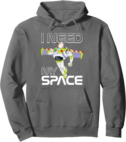 Vista 5 de Disney Pixar Toy Story Buzz Lightyear I Need My Space - Sudadera con capucha, Negro, S