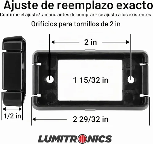 Vista 6 de Lumitronics Soporte de base RV para mini luces de línea delgada