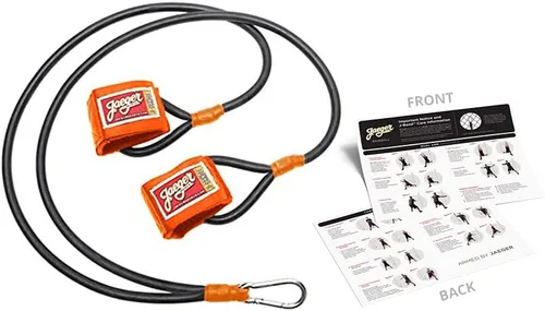 Vista 9 de Jaeger J-Bands Bandas de resistencia para lanzadores. Entrenador de lanzamiento de béisbol y softbol y entrenador de brazos. Bandas de lanzamiento