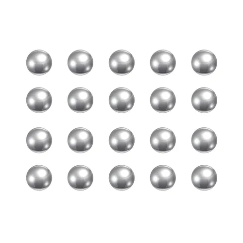 Vista 7 de uxcell 30 bolas de rodamiento de acero cromado de 0.079 in de precisión G5