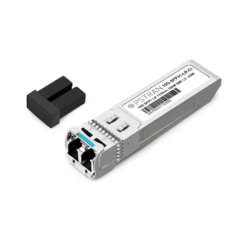 Vista 25 de 10GBASE-LR SFP+ Módulo Transceptor Óptico, 1310nm, 6.2 mi, DDM, Duplex LC SMF, 10 unidades, Gris, Sólido
