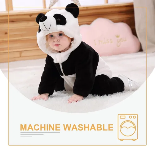 Vista 8 de TONWHAR Disfraz unisex de Halloween de animales para bebé y niño pequeño para otoño e invierno