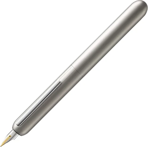 Vista 9 de Lamy diálogo negro – pluma estilográfica sin tapa con mecanismo de giro – Pluma de oro de 14 kt, parcialmente chapado en platino & en tamaño M