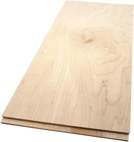 Vista 12 de Tablones de Madera Dura de Arce - Paquete de 2 Madera de Arce Dura para Manualidades de Madera Sin Terminar - 1/4'' (6mm) 100% Madera Dura Pura