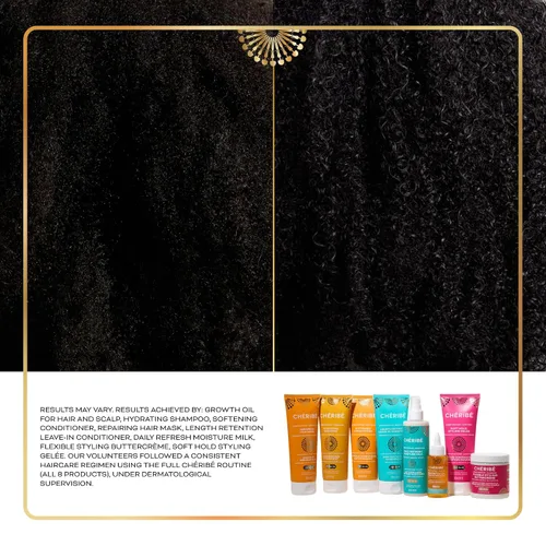 Vista 4 de Chéribé Acondicionador suavizante para el cabello, complejo Chebe + aceite de ricino, acondicionador fortalecedor promueve el crecimiento