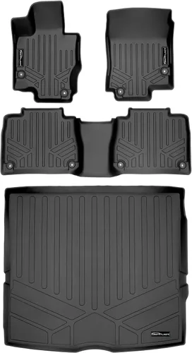 Vista 11 de SMARTLINER Juego de tapetes de piso de ajuste personalizado de 2 filas compatibles con Mercedes-Benz AMG GLE 53 2021-2025