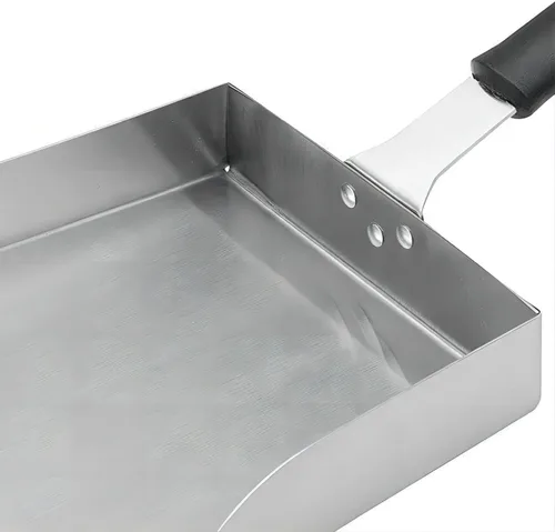 Vista 5 de Cuchara grande para plancha tipo Hibachi Pala de alimentos para arroz frito Mover alimentos para parrilla superior plana accesorios
