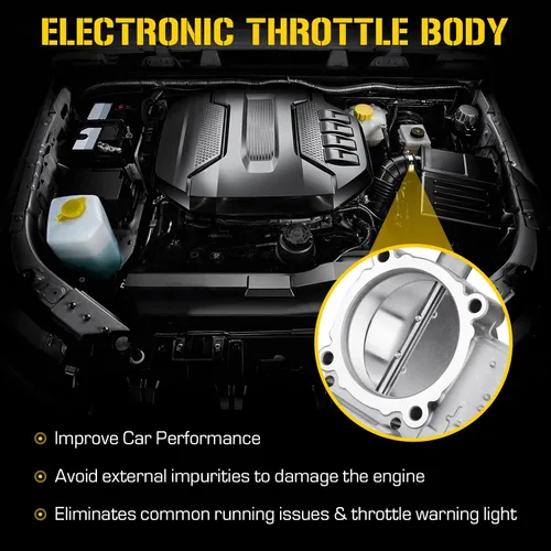 Vista 3 de Cuerpo del acelerador eléctrico 2011-2022 para Dodge Avenger Challenger Charger, para Jeep Cherokee Grand Cherokee Wrangler, para Ram 1500