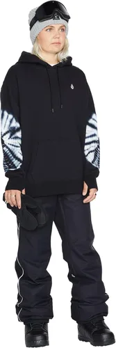 Vista 5 de Volcom Sudadera Costus Pollover Baselayer con capucha de forro polar para mujer