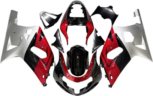 Vista 9 de Kit de carenado de llama azul negro de plástico ABS para Suzuki GSXR600 GSXR750 K1 2000-2003 Carenados GSX-R600 GSX-R750 2001 2002 2003 Inyección