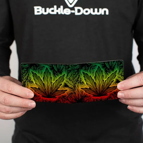 Vista 4 de Buckle-Down Billetera plegable para hombre, multicolor, 4.0 x 3.5 pulgadas, Varios