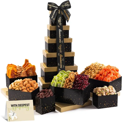 Vista 8 de NUT CRAVINGS - Cesta de regalo de frutas secas y nueces mixtas