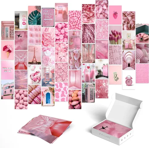 Vista 11 de Y2K BOO Kit de Collage de Pared Dark Academia - 50 Fotos Clásicas y Misteriosas de 4"x6" para Decoración de Dormitorio, Regalo para Chicas