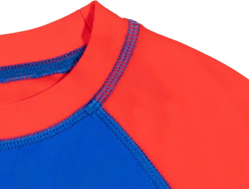 Vista 4 de Super Mario Luigi Mario Yoshi Raglan Swim Rash Guard - Conjunto de troncos de natación