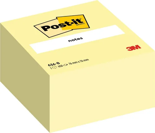 Vista 5 de Post-it Notas Cubo, azul pastel, 1 bloc, 2.992 in x 2.992 in, 450 hojas – Notas extra adhesivas para paredes, monitores y nevera