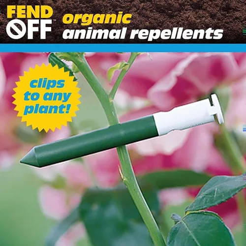 Vista 3 de Luster Leaf DR-50 - Clips para plantas repelentes de ciervos y conejos, color verde