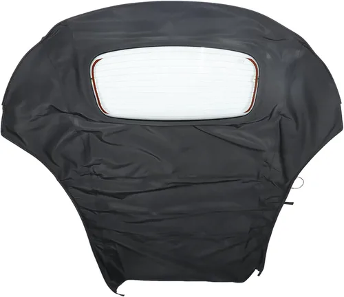Vista 5 de Oxford superior suave convertible negro con ventana de cristal reemplazo para Beetle 2003-2010