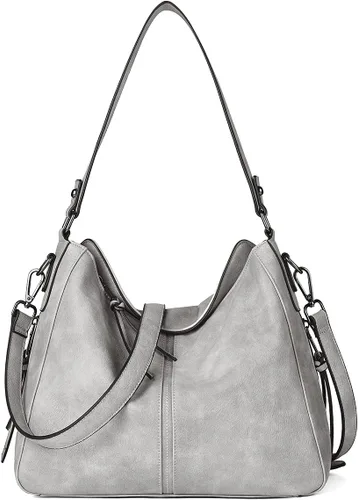 Vista 7 de CLUCI Bolsos de mano para mujer de cuero vegano, bolso bandolera grande de moda, bolso al hombro, el mejor regalo para ella