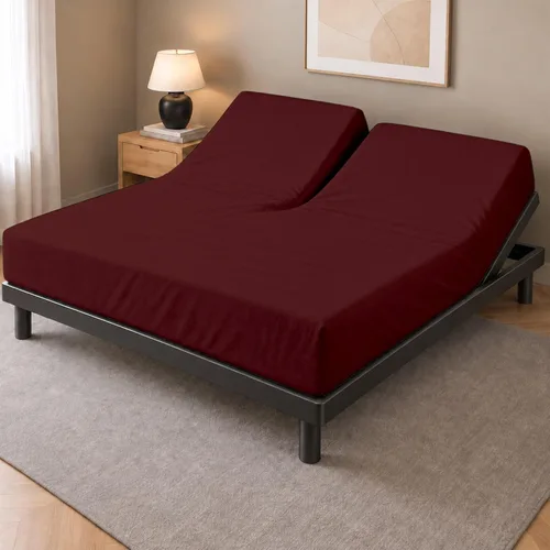 Vista 31 de Sábana bajera ajustable de tamaño para catre de 30" x 75", 100% algodón egipcio, perfecta para literas de campamento/casas rodantes/camas de Gris