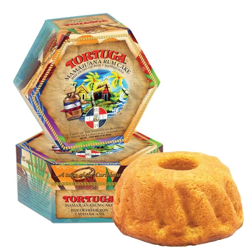 Vista 33 de Tortuga - Paquete de regalo de surtido de pasteles de ron caribeño de 4 onzas
