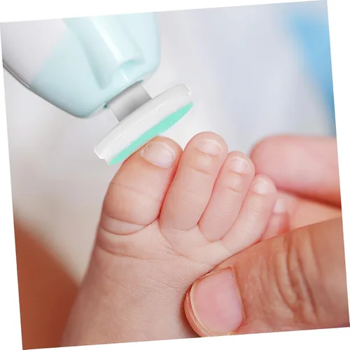 Vista 7 de DOITOOL Almohadillas de repuesto para lima de uñas de bebé, 24 cabezales de Verde