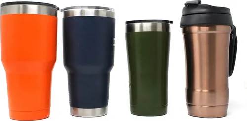 Vista 7 de Soporte para vasos de bebidas jumbo compatible con vasos Yeti Ozark, soporte universal de plástico para vasos de 32 onzas / de gran tamaño/superior