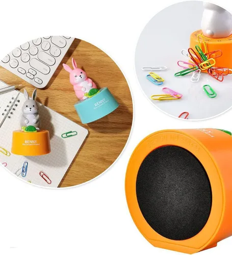Vista 8 de Conejo de dibujos animados modelo temporizador mecánico 60 minutos de cocina Gadget reloj de cocina contadores de alarma temporizador manual