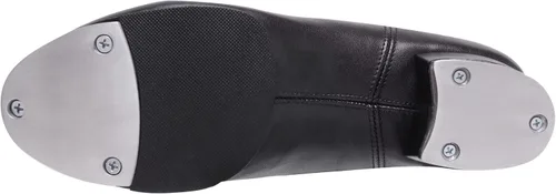 Vista 6 de Zapatos de jazz tap para mujer zapatos de baile de cuero con cordones para niñas y adultos, zapatos de jazz de tacón plano con suela dividida