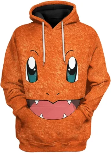 Vista 2 de SACLI Sudadera con capucha de anime con estampado 3D de moda para disfraz de cosplay para adultos y niños, 11