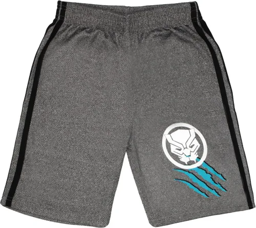 Vista 5 de Marvel Avengers Spider-Man Black Panther Miles Morales - Conjunto de camiseta de manga corta para niños, camiseta sin mangas y pantalones cortos