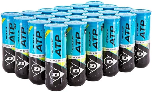 Vista 3 de DUNLOP ATP Super Premium - Lata de pelota de tenis extra resistente, 3 latas de pelotas (4 latas)