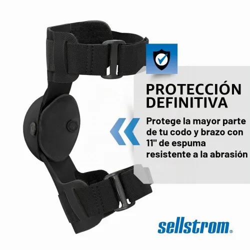 Vista 2 de Sellstrom ArmorPro - Coderas tácticas – Protección profesional para codos y brazos para soldadura, molienda – para hombres y mujeres