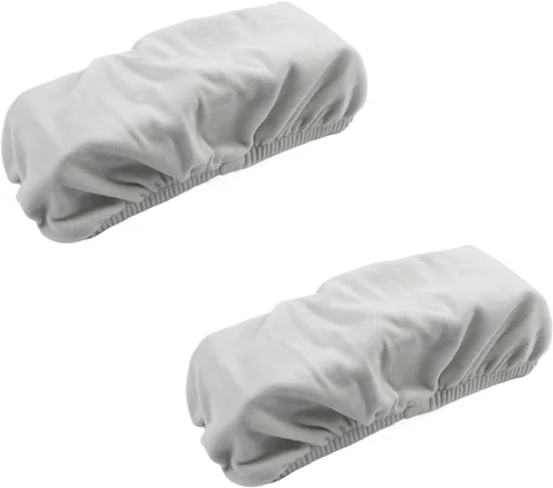 Vista 8 de Fundas para reposabrazos de silla de oficina, fundas para sofá reclinable (marrón)