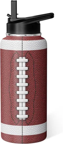 Vista 20 de Botella de Agua de Béisbol 18oz Botellas de Agua Deportivas Aisladas Regalos de Béisbol para Hombres Mujeres Regalo para Entrenador Amantes