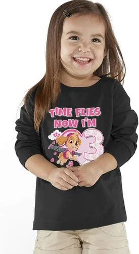 Vista 3 de Sudadera de cumpleaños para niña, diseño de Patrulla Canina Skye
