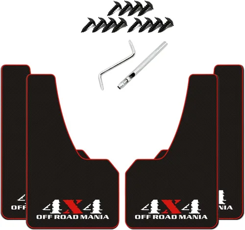 Vista 11 de 4 unidades de guardabarros de tamaño mini universal para automóvil, protector contra salpicaduras, apto para sedán, hatchbacks, protector de lodo