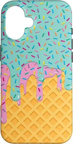 Vista 32 de Ice Cream Cone with Sprinkles Case for iPhone 17