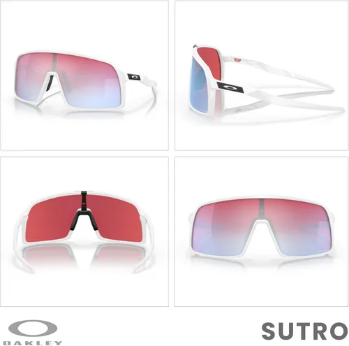 Vista 106 de Oakley Sutro OO9406 / OO9462 - Lentes de sol para hombre, kit de correa de accesorios, bolsa de microfibra